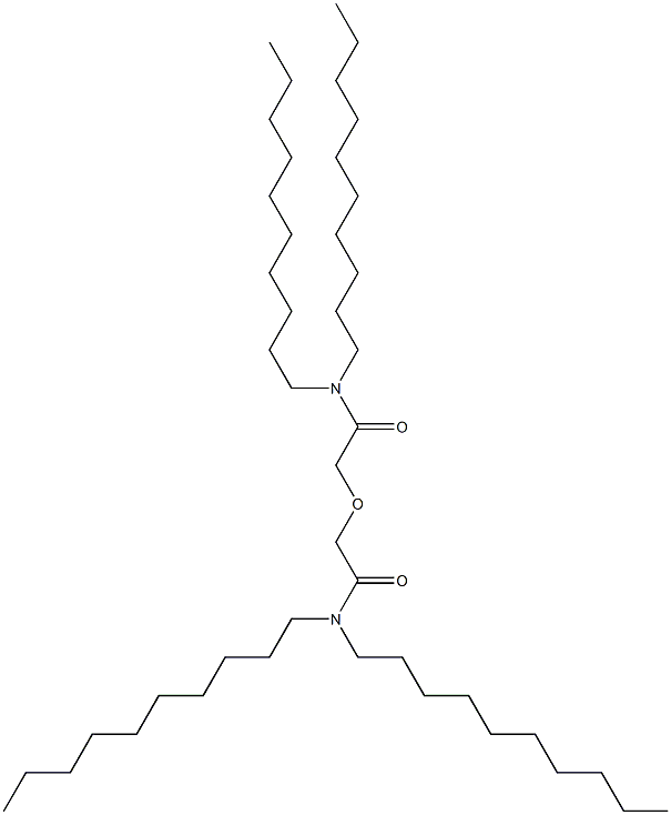 Acetamide, 2,2'-oxybis[N,N-didecyl- Struktur