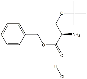 (R)-苄基-2-氨基-3-(叔丁氧基)丙酸甲酯盐酸盐, 1998701-25-9, 结构式