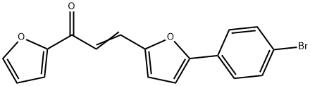 (E)-3-(5-(4-bromophenyl)furan-2-yl)-1-(furan-2-yl)prop-2-en-1-one|