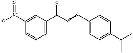 (2E)-1-(3-nitrophenyl)-3-[4-(propan-2-yl)phenyl]prop-2-en-1-one Structure
