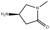 (R)-4-amino-1-methylpyrrolidin-2-one Structure