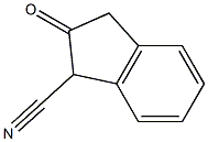 2-oxo-2,3-dihydro-1H-indene-1-carbonitrile 化学構造式