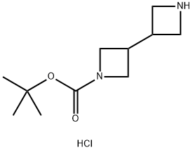 tert-butyl [3,3-biazetidine]-1-carboxylate hydrochloride Structure