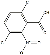 Benzoic acid, 3,6-dichloro-2-nitro- 化学構造式