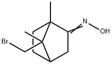 (1S,4R,7S,Z)-7-(bromomethyl)-1,7-dimethylbicyclo[2.2.1]heptan-2-one oxime 结构式