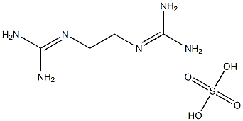 2-[2-(diaminomethylideneamino)ethyl]guanidine: sulfuric acid Structure