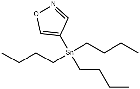 Isoxazole, 4-(tributylstannyl)- Struktur