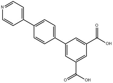 4'-(pyridin-4-yl)-[1,1'-biphenyl]-3,5-dicarboxylic acid Struktur
