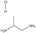 1,2-Propanediamine, monohydrochloride 化学構造式