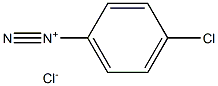 Benzenediazonium, 4-chloro-, chloride Struktur