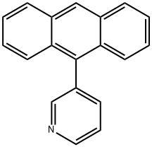 3-anthracen-9-ylpyridine Structure