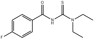 N-[(diethylamino)carbonothioyl]-4-fluorobenzamide 结构式
