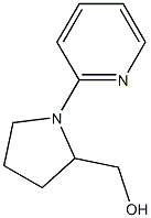 (1-(pyridin-2-yl)pyrrolidin-2-yl)methanol Struktur