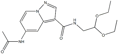 5-acetamido-N-(2,2-diethoxyethyl)pyrazolo[1,5-a]pyridine-3-carboxamide|