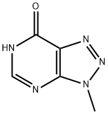 3-methyl-3H,6H,7H-[1,2,3]triazolo[4,5-d]pyrimidin-7-one Struktur