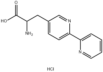 3-([2,2'-Bipyridin]-5-yl)-2-aminopropanoic acid hydrochloride|3-([2,2'-Bipyridin]-5-yl)-2-aminopropanoic acid hydrochloride