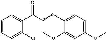 (2E)-1-(2-chlorophenyl)-3-(2,4-dimethoxyphenyl)prop-2-en-1-one Structure