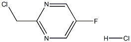 2-(Chloromethyl)-5-fluoropyrimidine hydrochloride 化学構造式