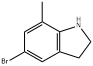 5-溴-7--甲基-1H-吲哚啉, 205584-66-3, 结构式