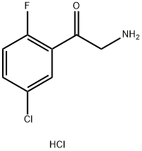 2-amino-1-(5-chloro-2-fluorophenyl)ethan-1-one hydrochloride,2059941-79-4,结构式