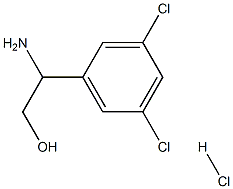 2-AMINO-2-(3,5-DICHLOROPHENYL)ETHANOL HYDROCHLORIDE Structure