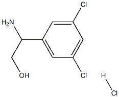 2-AMINO-2-(3,5-DICHLOROPHENYL)ETHANOL HYDROCHLORIDE Struktur