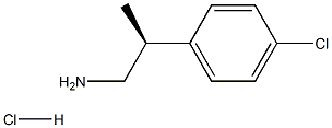 (S)-1-(4-クロロフェニル)-N-メチルエタンアミン塩酸塩 化学構造式