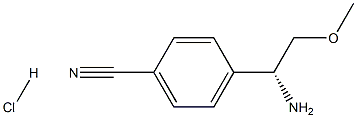 (R)-4-(1-Amino-2-methoxyethyl)benzonitrile hydrochloride|(R)-4-(1-Amino-2-methoxyethyl)benzonitrile hydrochloride