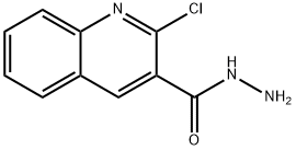 2-Chloro-quinoline-3-carboxylic acid hydrazide 化学構造式