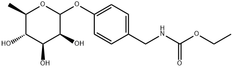 ETHYL 4-(RHAMNOSYLOXY)BENZYLCARBAMATE, 208346-80-9, 结构式
