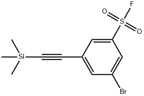3-Bromo-5-((trimethylsilyl)ethynyl)benzenesulfonyl fluoride >=95% Struktur