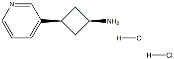 cis-3-(3-pyridinyl)cyclobutanamine dihydrochloride Structure