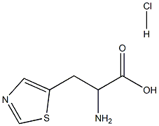2-amino-3-(thiazol-5-yl)propanoic acid hydrochloride Struktur