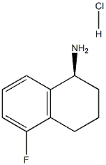 (1S)-5-FLUORO-1,2,3,4-TETRAHYDRONAPHTHYLAMINE HYDROCHLORIDE Struktur