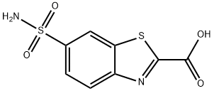 6-sulfamoyl-1,3-benzothiazole-2-carboxylic acid,2090945-66-5,结构式