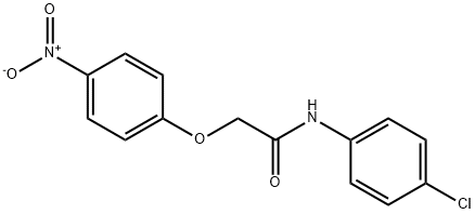 N-(4-chlorophenyl)-2-(4-nitrophenoxy)acetamide,20916-22-7,结构式