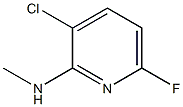 3-chloro-6-fluoro-N-methylpyridin-2-amine Struktur