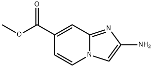 Methyl 2-aminoimidazo[1,2-a]pyridine-7-carboxylate Struktur