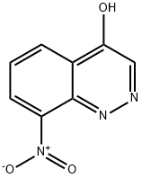 8-Nitrocinnolin-4-ol Structure