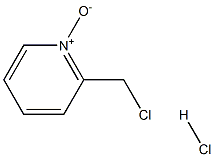 2-(chloromethyl)pyridine N-oxide hydrochloride 化学構造式