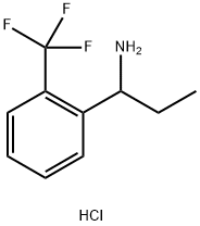 1-(2-(trifluoromethyl)phenyl)propan-1-amine hydrochloride Structure