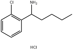 1-(2-chlorophenyl)pentan-1-amine hydrochloride,2098024-85-0,结构式