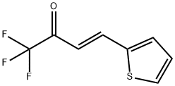 (E)-1,1,1-trifluoro-4-thiophen-2-ylbut-3-en-2-one Struktur