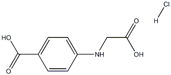 (S)-4-CARBOXYPHENYLGLYCINE HYDROCHLORIDE 化学構造式