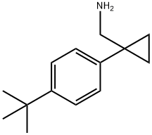 1-[4-(叔丁基)苯基]环丙烷-1-甲胺,211315-08-1,结构式