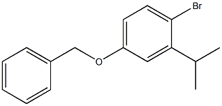 1-Bromo-2-isopropyl-4-benzyloxybenzene Structure