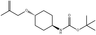 trans tert-butyl (4-((2-methylallyl)oxy)cyclohexyl)carbamate,2119574-79-5,结构式