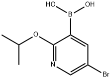 5-Bromo-2-isopropoxypyridine-3-boronic acid Structure