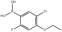 5-氯-4-乙氧基-2-氟苯基硼酸,2121511-65-5,结构式