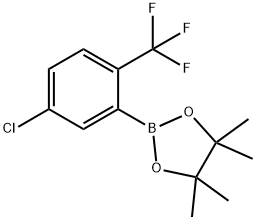 5-氯-2-(三氟甲基)苯基硼酸频哪醇酯, 2121512-57-8, 结构式